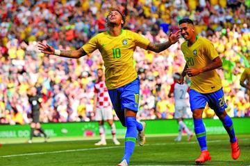 Brasil vence a Croacia con un golazo de Neymar