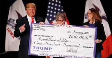 Demandan a Trump por usar su fundación para elecciones