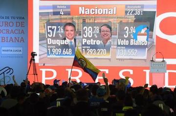 El derechista Iván Duque es el nuevo presidente de Colombia