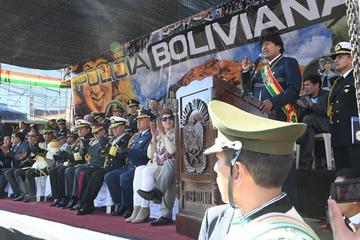 Evo Morales destaca la seguridad en Bolivia.