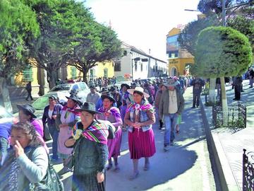 Marcharon el miércoles demandando atención a sus proyectos.