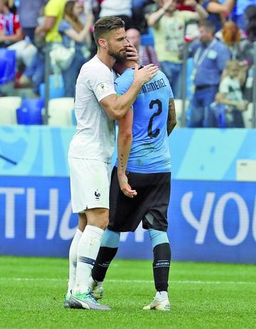 Francia despacha del Mundial a Uruguay
