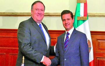 Pompeo se compromete con México a luchar contra la violencia