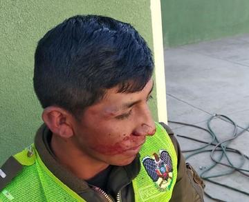 Detienen a un minero que golpeó a funcionario policial