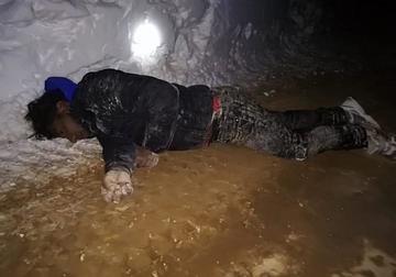 Se confirma la muerte de un hombre en medio de la nevada