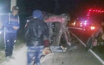 Una las personas fallecida en el accidente tránsito.