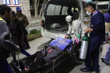 Las víctimas son atendidas en el Hospital Daniel Bracamonte de la ciuad de Potosí