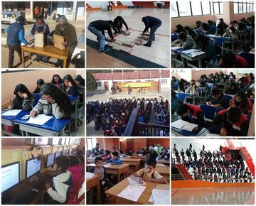 Las diferentes regiones convocaron a los alumnos para rendir las pruebas.