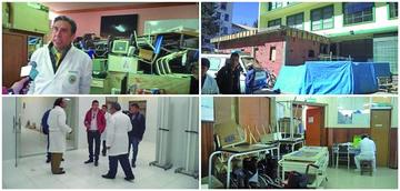 Las unidades de terapia intensiva, hemodiálisis y fisioterapia atienden en condiciones no adecuadas, mientras falta conc