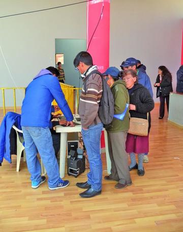 El control para el registro de los compradores.