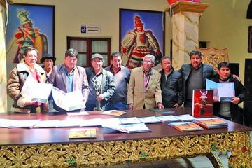 Varios artistas recibieron sus credenciales.