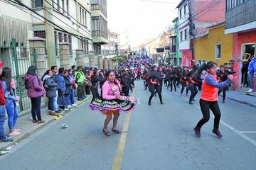 Danzas de la región del departamento estuvieron presentes en la primera jornada de convite.