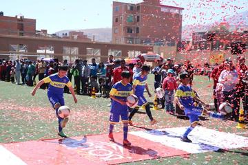 El alcalde se comprometió a que todas las canchas del municipio estarán dispuestas para el torneo.