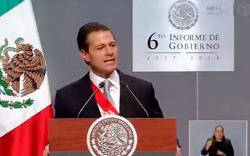Peña Nieto ensalza su legado en un último informe de gestión