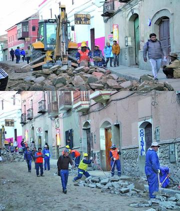 Los trabajos comenzaron ayer.