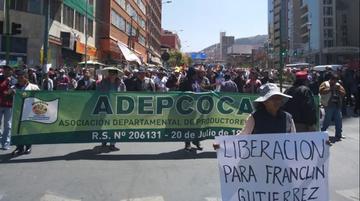 Exigen el retiro de la Fuerza de Tarea Conjunta (FTC) de La Asunta y la abrogación de la Ley de Coca.
