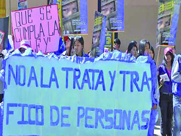 En Bolivia registran 265 casos de trata y tráfico hasta agosto