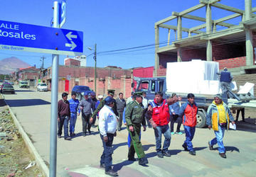 Ayer en la inspección ocular.