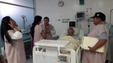 La audiencia de medidas cautelares se desarrolló ayer en horas de la tarde en el Hospital Obrero.