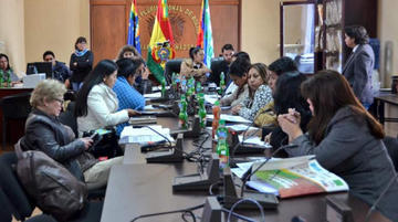 La Comisión Mixta de Justicia Plural de la Asamblea Legislativa Plurinacional.