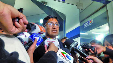 El fiscal departamental de La Paz, Edwin Blanco.