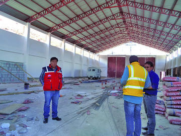 El burgomaestre potosino inspeccionó la mordena infraestructura que tiene 80 % de avance.