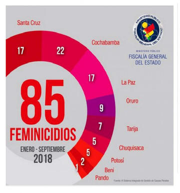 La mayor cantidad de casos se reportó en Cochabamba.