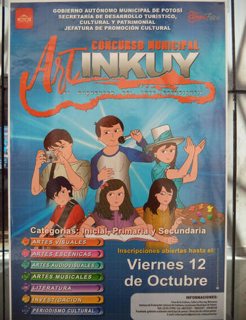 El afiche de invitación al concurso.