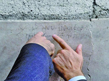 Hallan escrito de daño a Pompeya