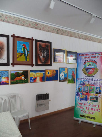 Alumnos del Tomás Frías abren muestra de pintura