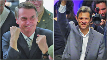 Haddad sigue  cruzada contra noticias falsas y Bolsonaro mira al mercado