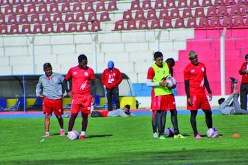 El plantel potosino cerró sus prácticas ayer.