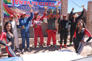 Los campeones de la categoría R2B Libre.
