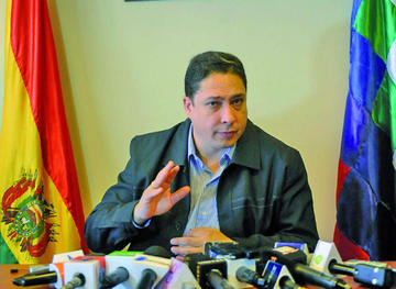 El titular del Ministerio de Justicia Héctor Arce.