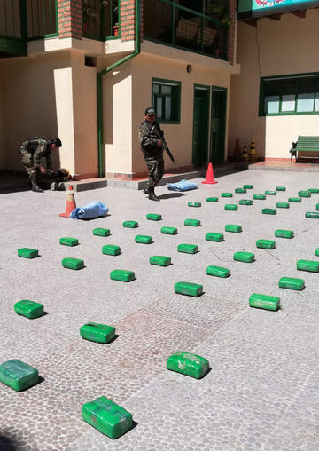 Incautan droga valuada en $us 80.000 en Potosí