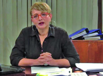 La diputada del oficialismo, Susana Rivero.