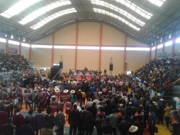 Movimiento campesino de Potosí apoya a Evo Morales