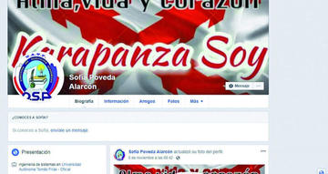 Captura de pantalla de la cuenta denunciada en la red social.