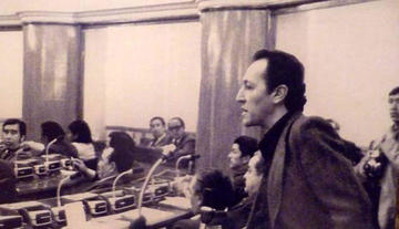 Desapareció el 17 de julio de 1980 de las oficinas de la Central Obrera Boliviana (COB), en el centro de la ciudad de La