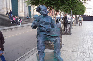 La estatua del