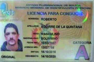 Esta es la licencia de conducir.