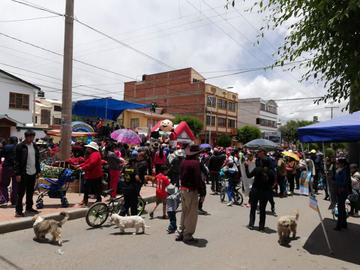 Los actos por la actividad fueron en el Prado Potosino.