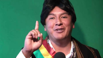 Enrique Calderón, el imitador de Evo Morales, teme que su arte ya no siga