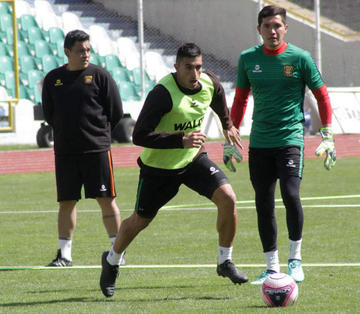 El cuadro atigrado en el cierre de su prácticas.