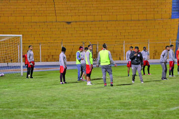 El equipo en el cierre de sus prácticas.