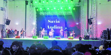 Un momento del concierto del grupo potosino.