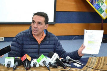 El ministro de Economía y Finanzas Públicas, Mario Guillén.
