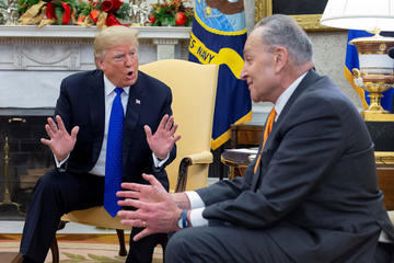 Trump exige los recursos para el muro fronterizo con México