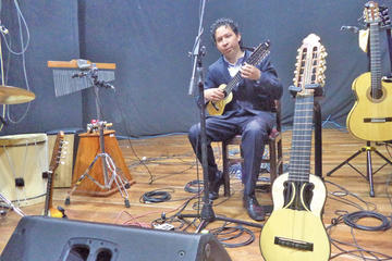 Cristóbal Corso Espada en el concierto de ayer.
