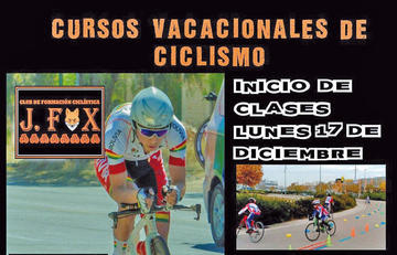 El Club J. FOX abre cursos vacacionales  de ciclismo